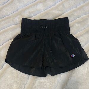 Champion | Black Athletic Shorts High Waistband